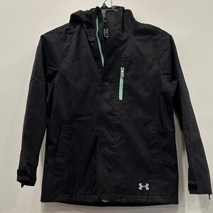 Under Armour Black Jacket with Aqua Details